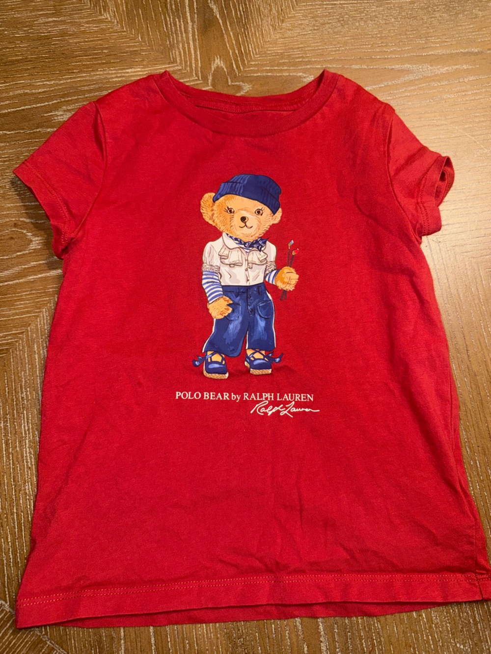 Polo Ralph Lauren Polo Painting Artist Bear Tee Size 4 Girls